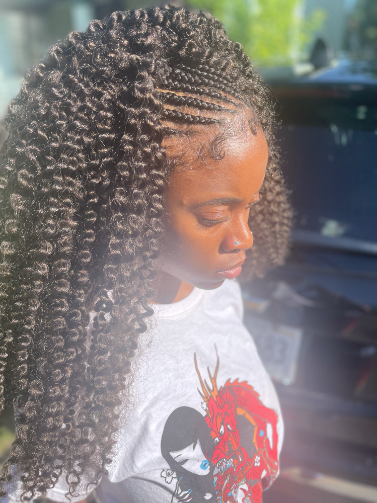 Feedin French Braids W/crochet