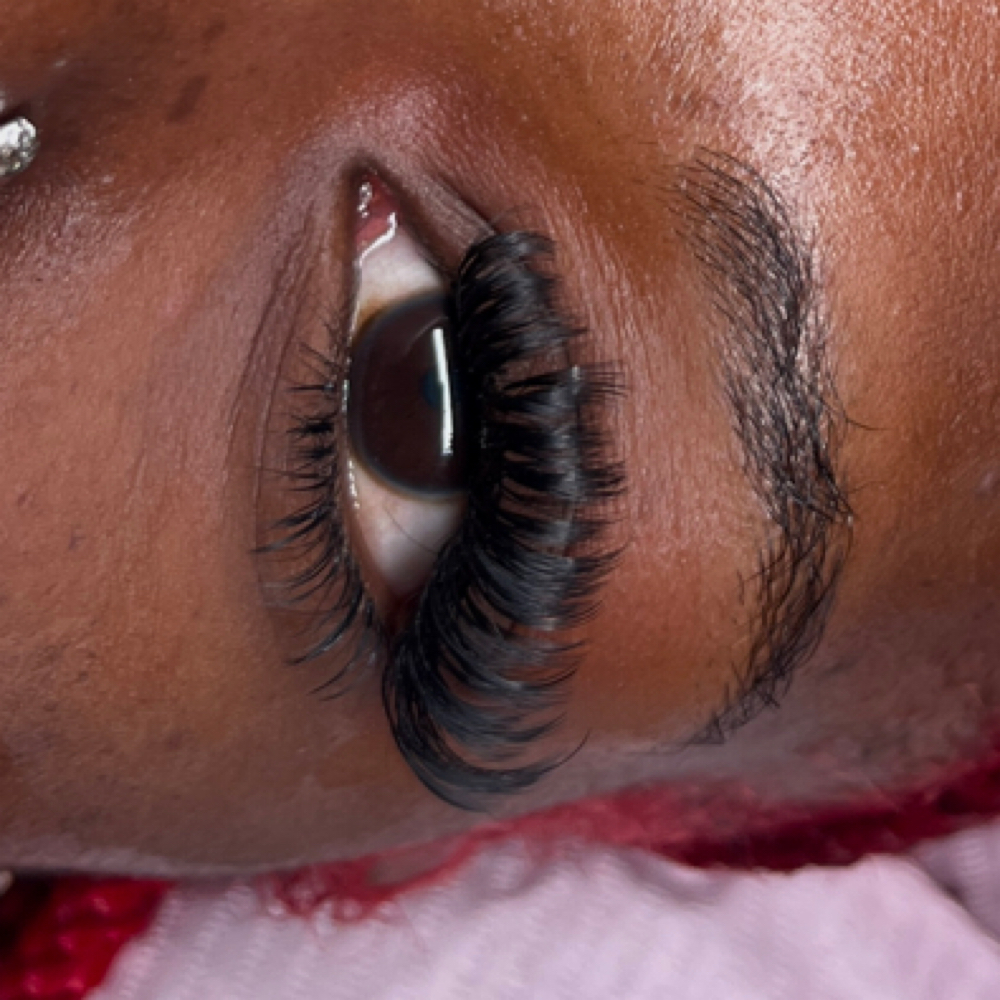 Bottom lashes at LashHaus Co. in Leland, NC