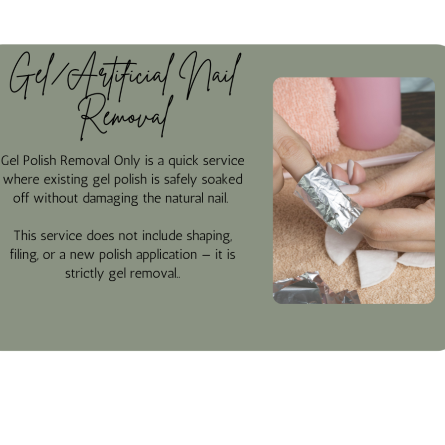 Gel/Artificial Nail Removal