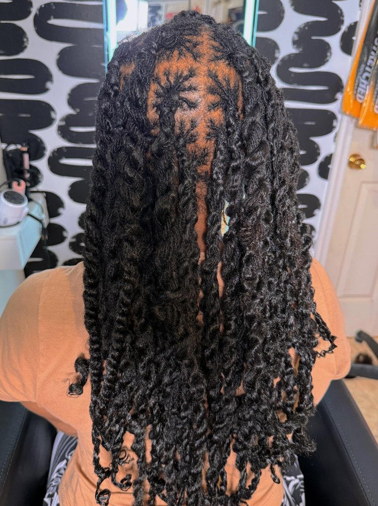 Marley Twists Over Locs