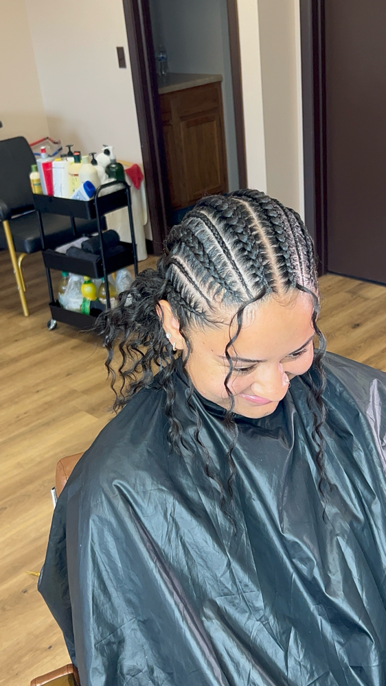 Large Braid Style at Lady Loc Up in Peoria, IL