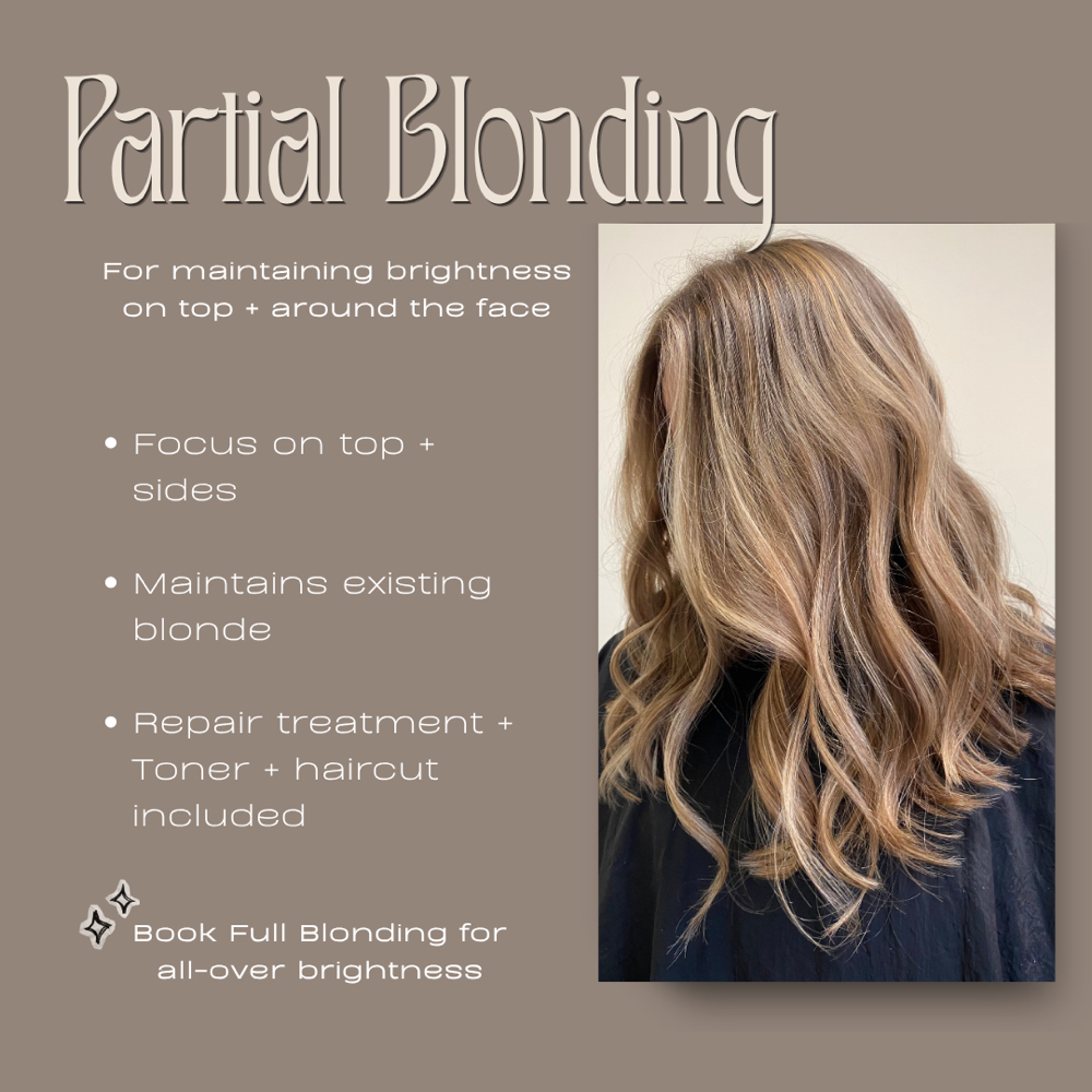 Partial Blonding at Painted Hair Studio Salon in McDonough, GA