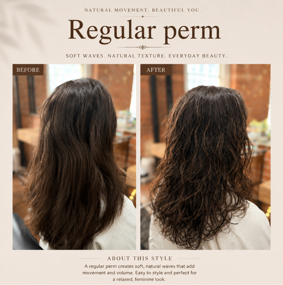 Women Perm (Medium / Long) at Maison Beauty NYC in Newyork, NY