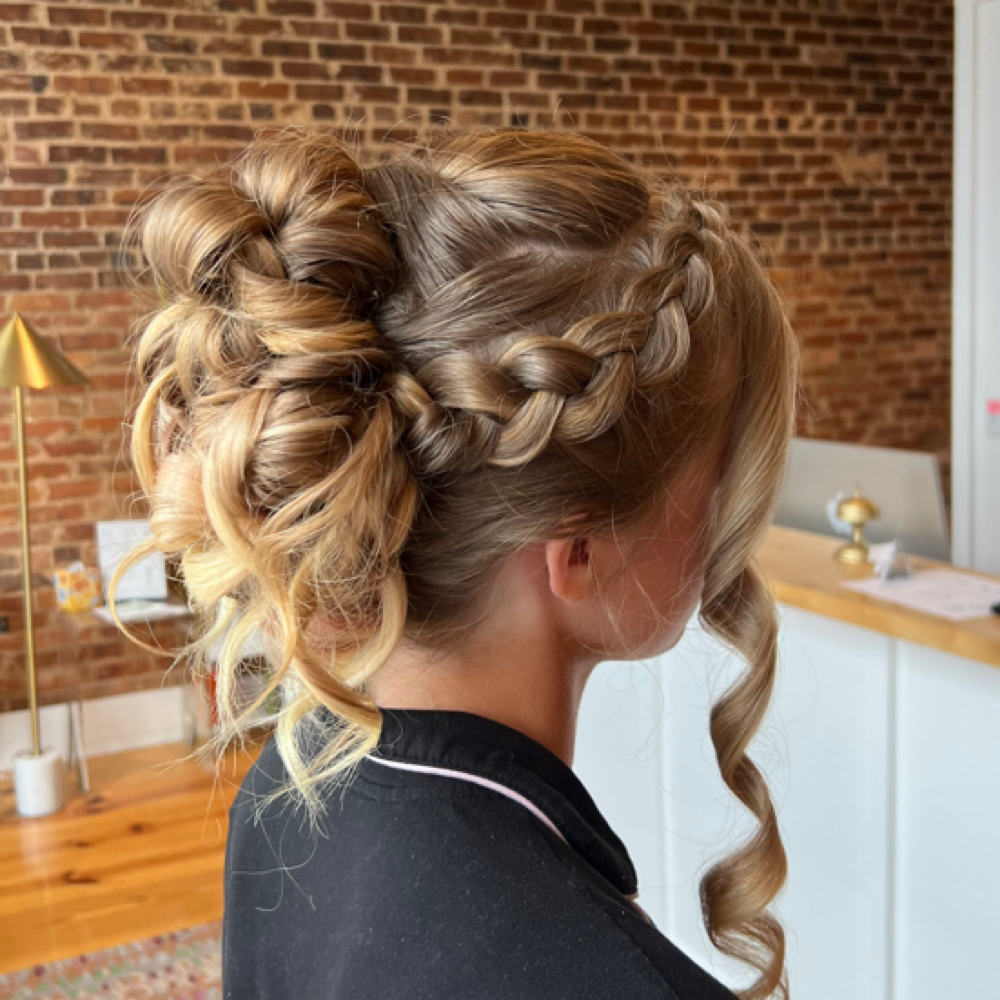 Bridal Hair Trial at Cut Ups Salon & Spa in Chester, SC