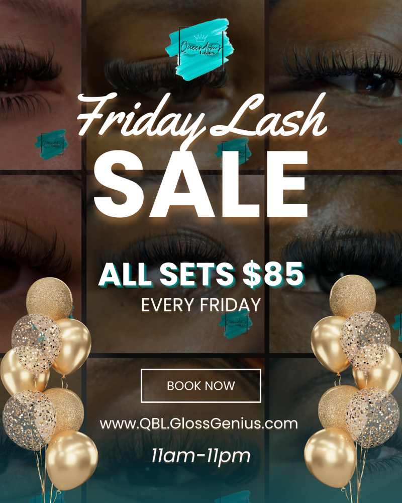 Friday Lash Sale at Queendom’s Beauty Lab in Melbourne, FL