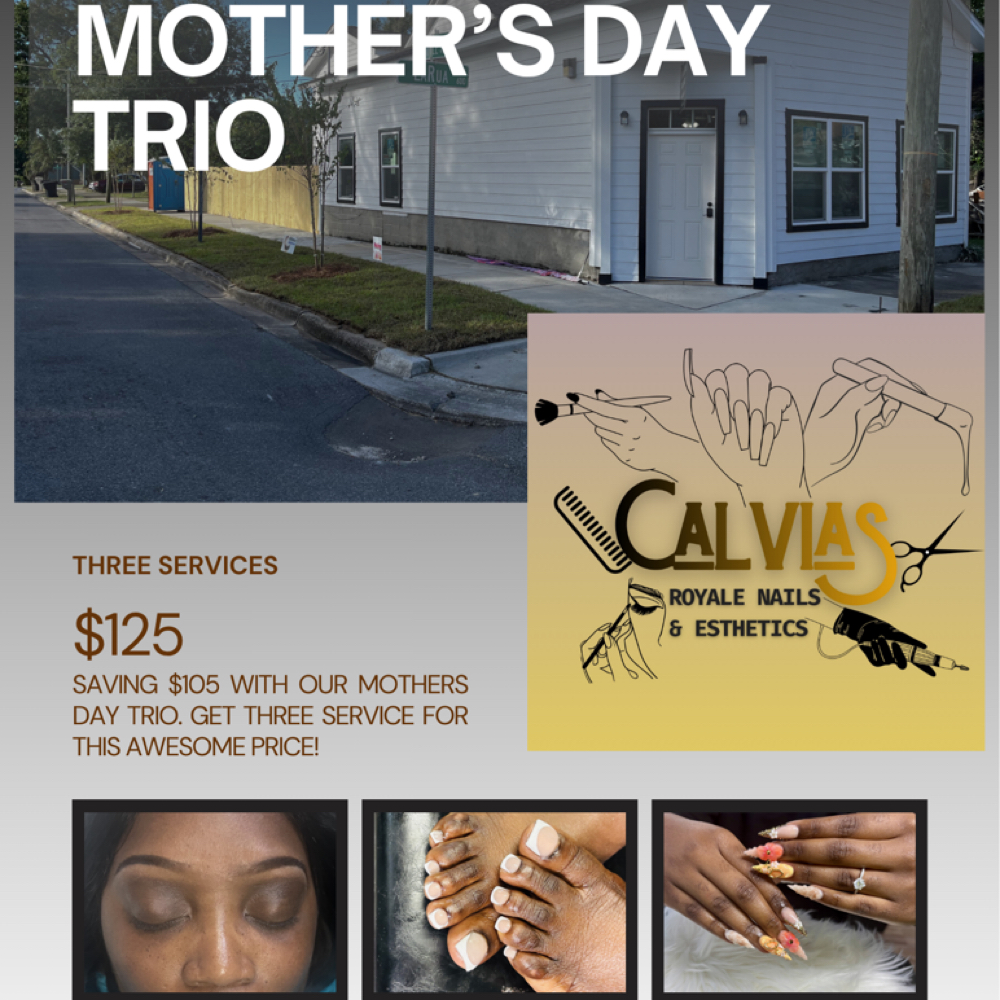 Mothers Day Trio at Calvias Royale Nails & Esthetics by Kee LLC in Pensacola, FL