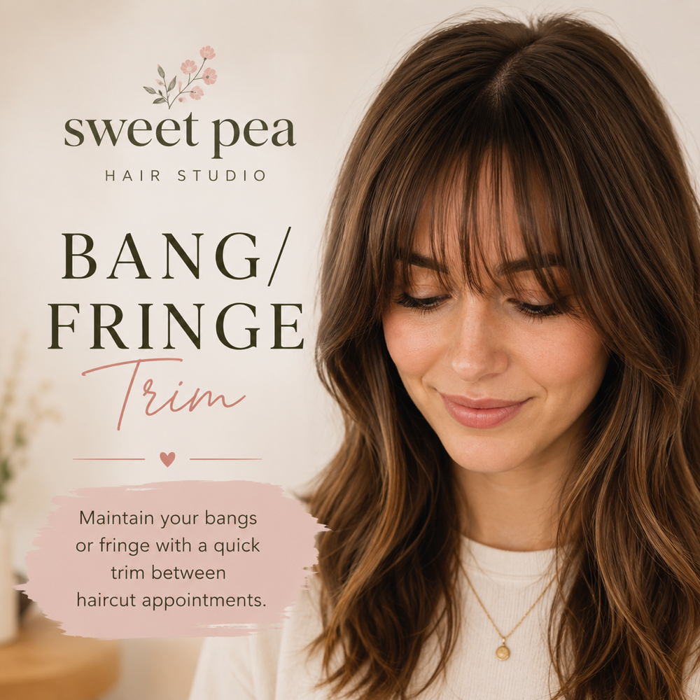 Hair - Bang/Fringe Trim at Sweet Pea Beauty Salon & Day Spa in Sandy, UT