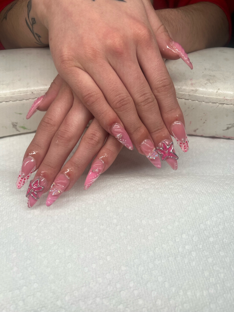 Medium Gel X Set at Nails.by.em in Mastic, NY