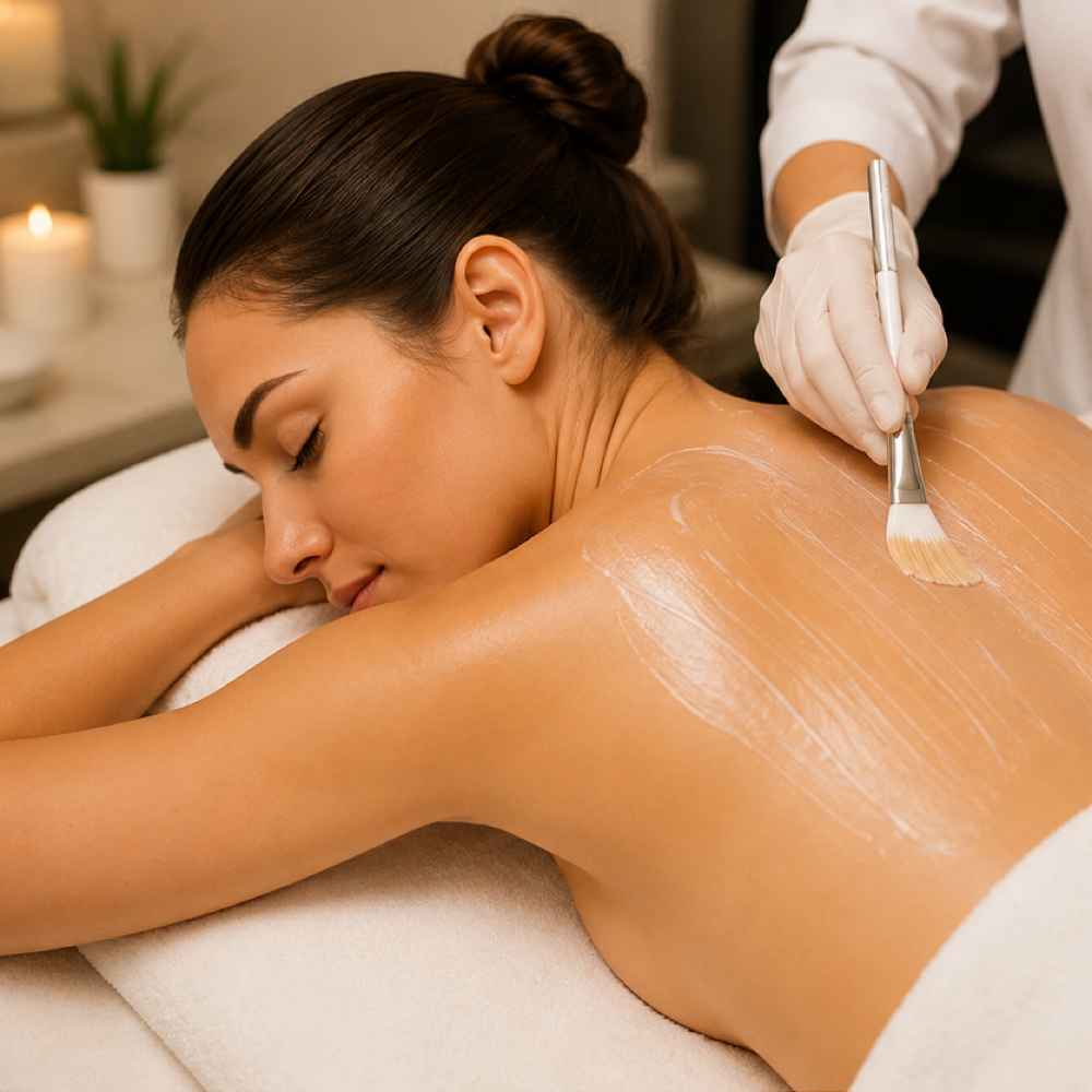 Radiance Back Facial at Diamond shine skin lounge in Plano, TX