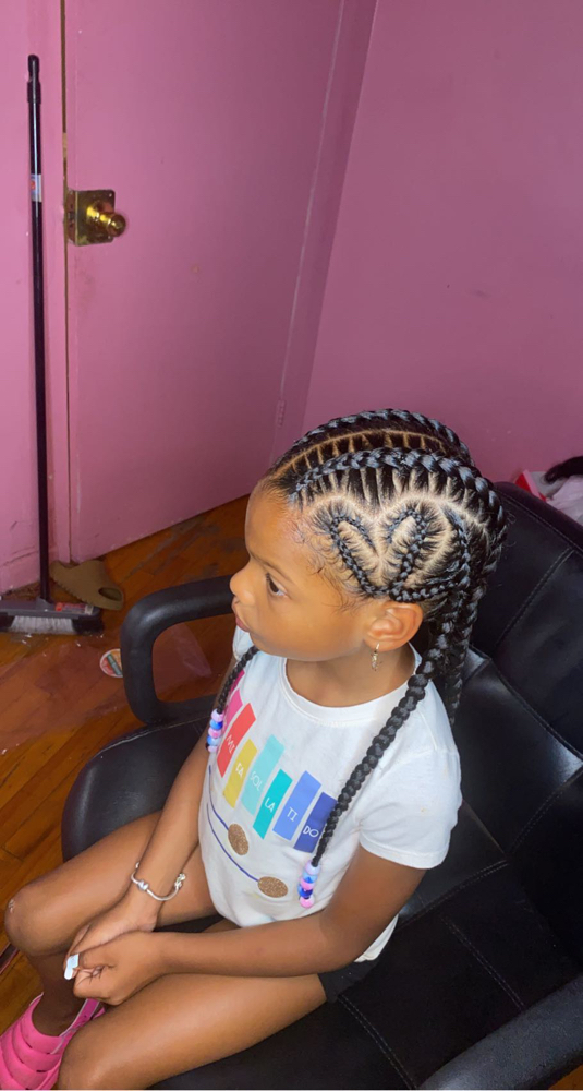 Kids 2 Braids/4 Braids w/ Extension