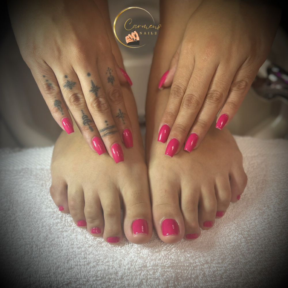 Gel Polish Change On Toes at Carmens Nailz LLC in Kissimmee, FL