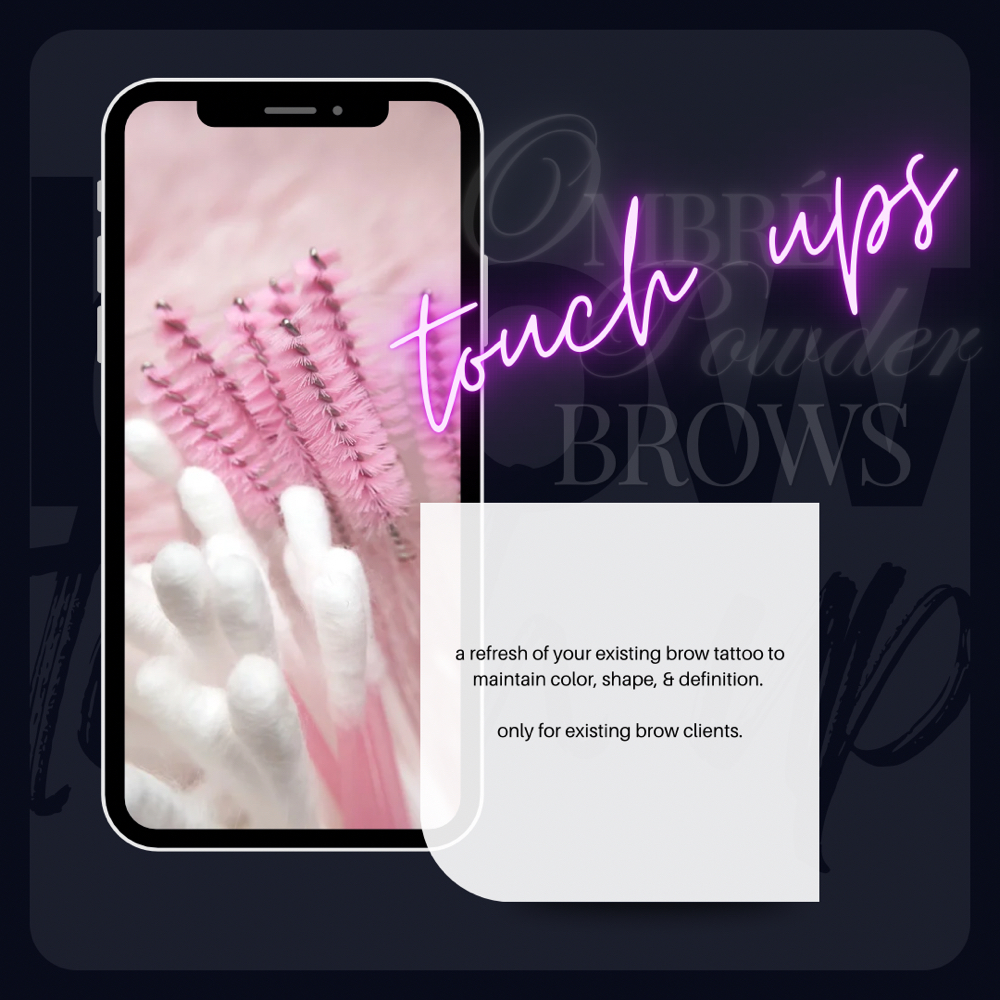 brow TOUCH UP at chloe's cosmetics in Sacramento, CA