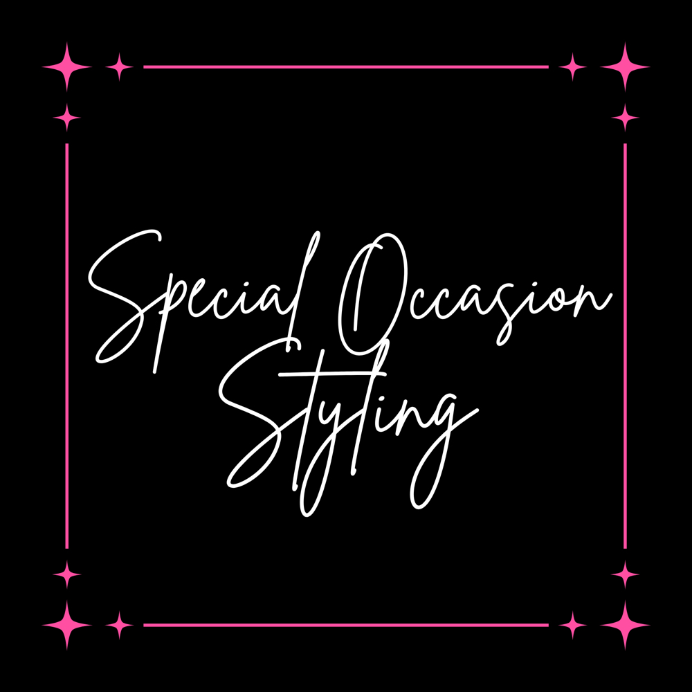 Special Occasion Styling at Behind Jessie’s Chair in Amarillo, TX