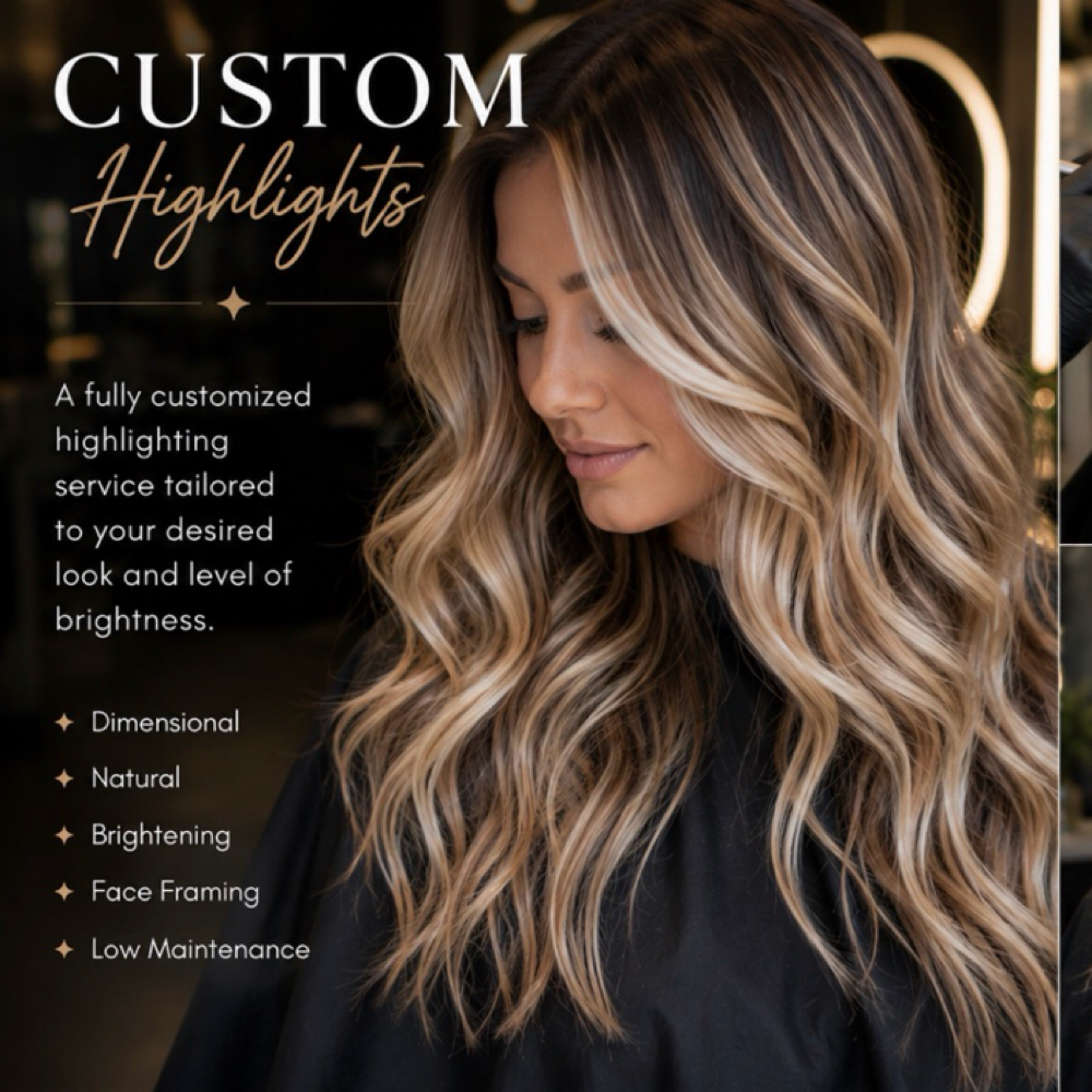Custom Highlights at Pure Glam Hair Studio in Moorpark, CA