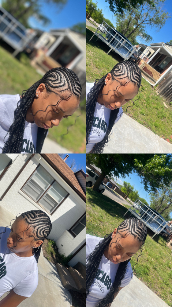 Smedium Alicia keys Braids at BraidsByJinece in Wichita, KS