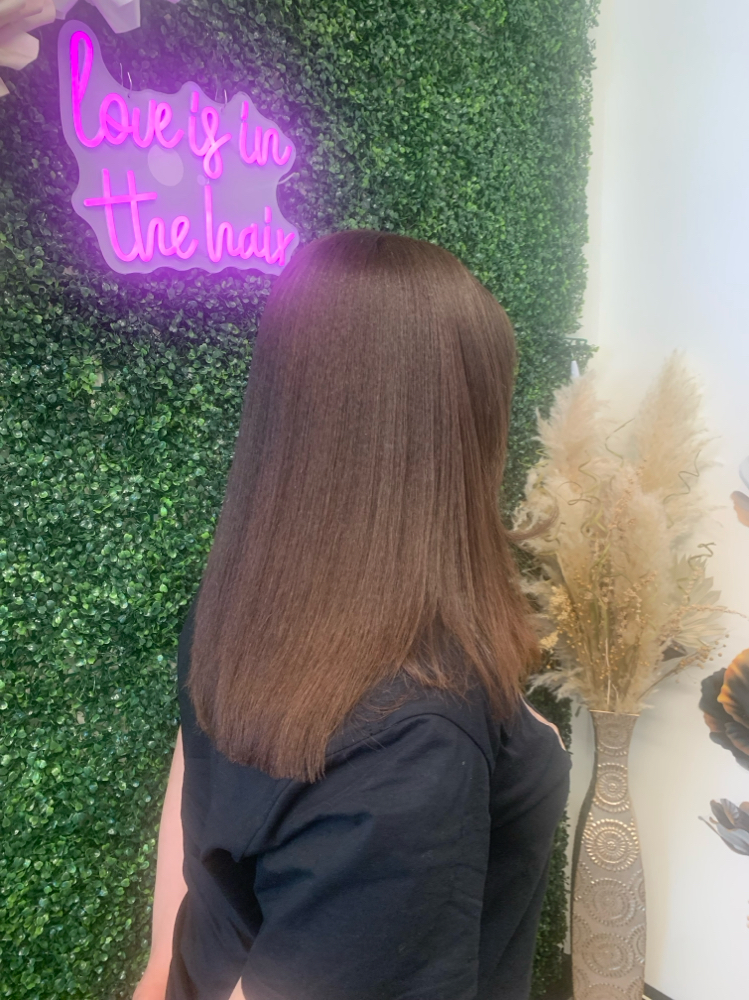 Natural Hair (Silk Press)