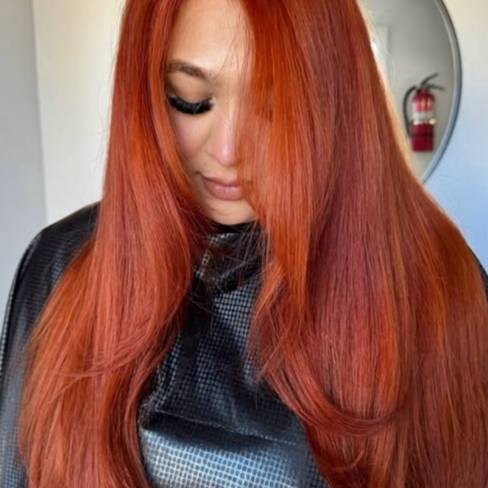 Custom All Over Color at Glossed. Hair Studio in Pasco, WA