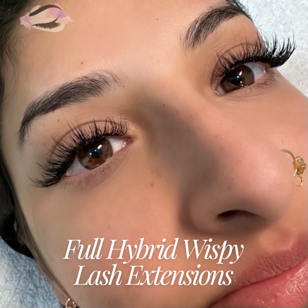 Full Hybrid Wispy Lash Set at THAT’S A LASH! Lashes, Brows, & Head Spa in Buford, GA