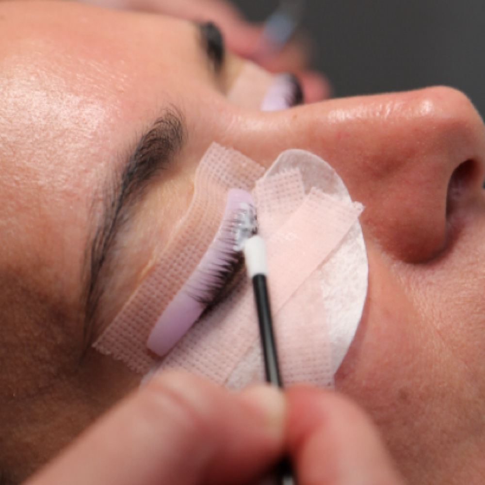 eyelash lift + eyelash tint at Makenzi Caringella in laguna hills, CA