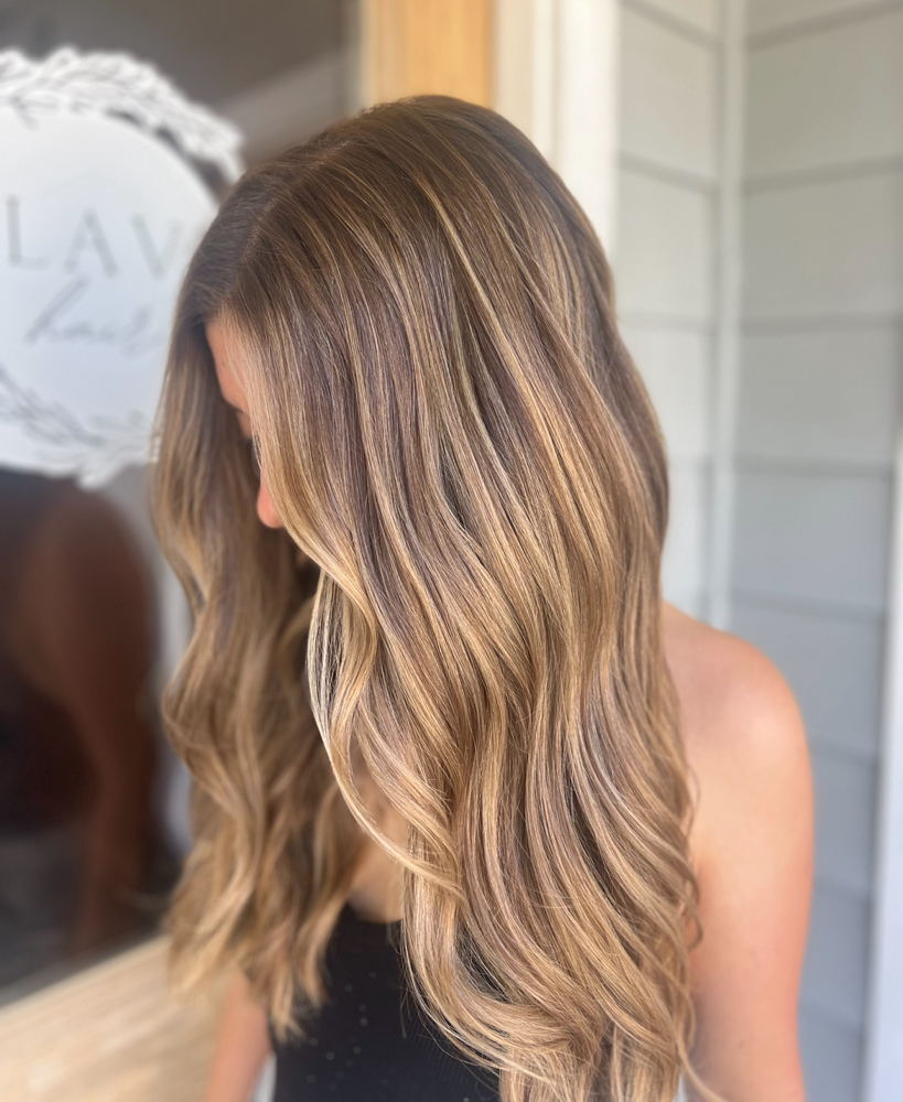 All Over Tone (root tap & gloss)