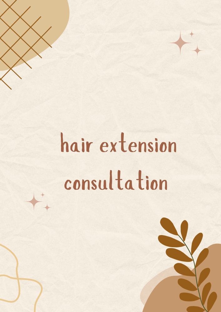 Hair Extension Consultation