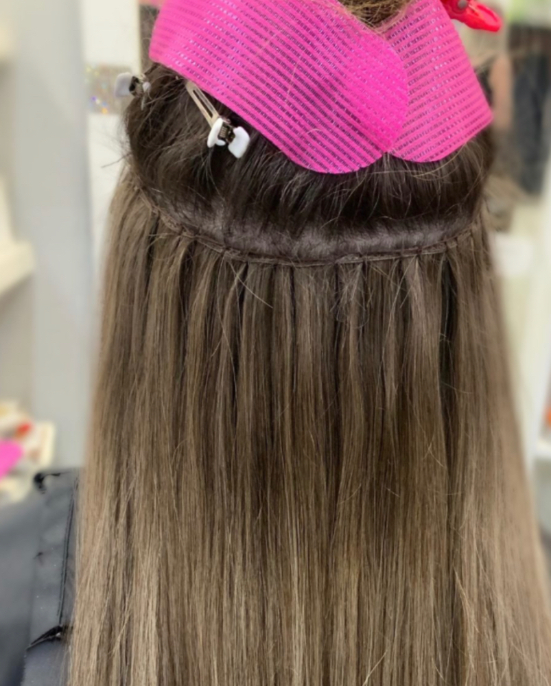 Hand Tied Extensions (per trackl)