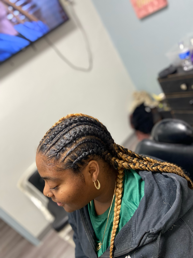 10+ Feed In Braids (hair incl.)