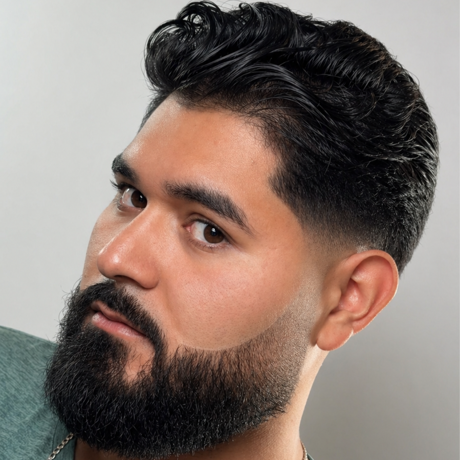 Haircut + Beard at Concept Hair Studio in Los Banos, CA