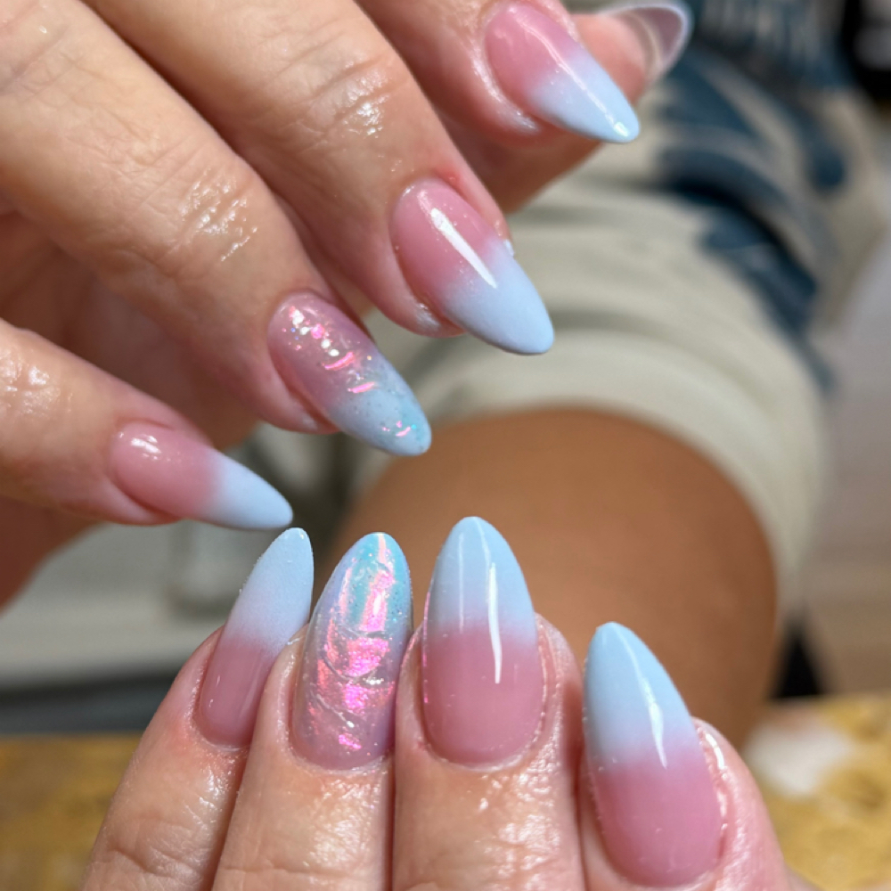 Ombre By Gel Polish at Polished Nail + Beauty Bar in Marion, NC