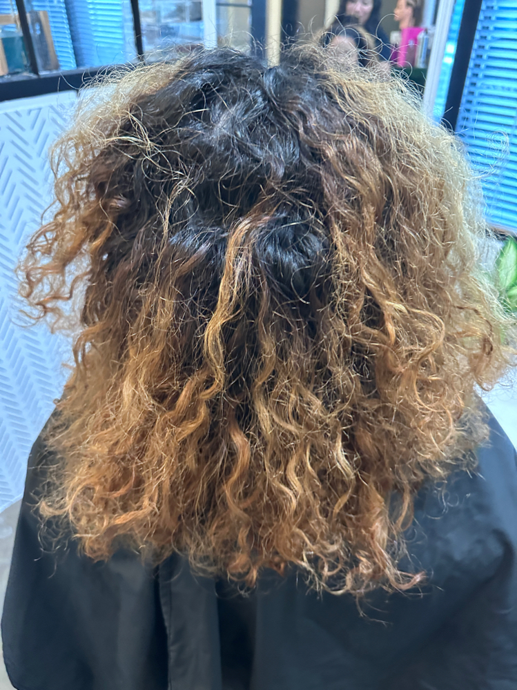 Root Retouch And Blowdry