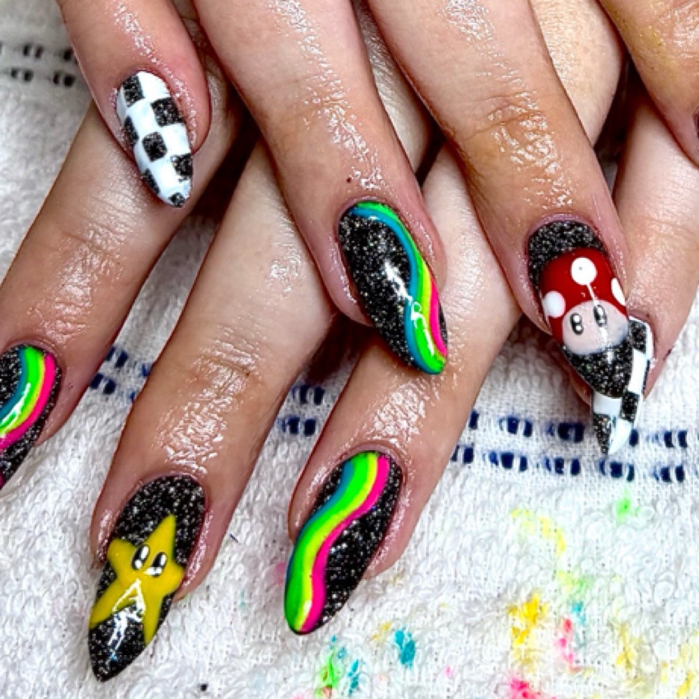 Intricate Nail Art or All 10 Nails at Oyster & Oak Self Care Studio in Walterboro, SC