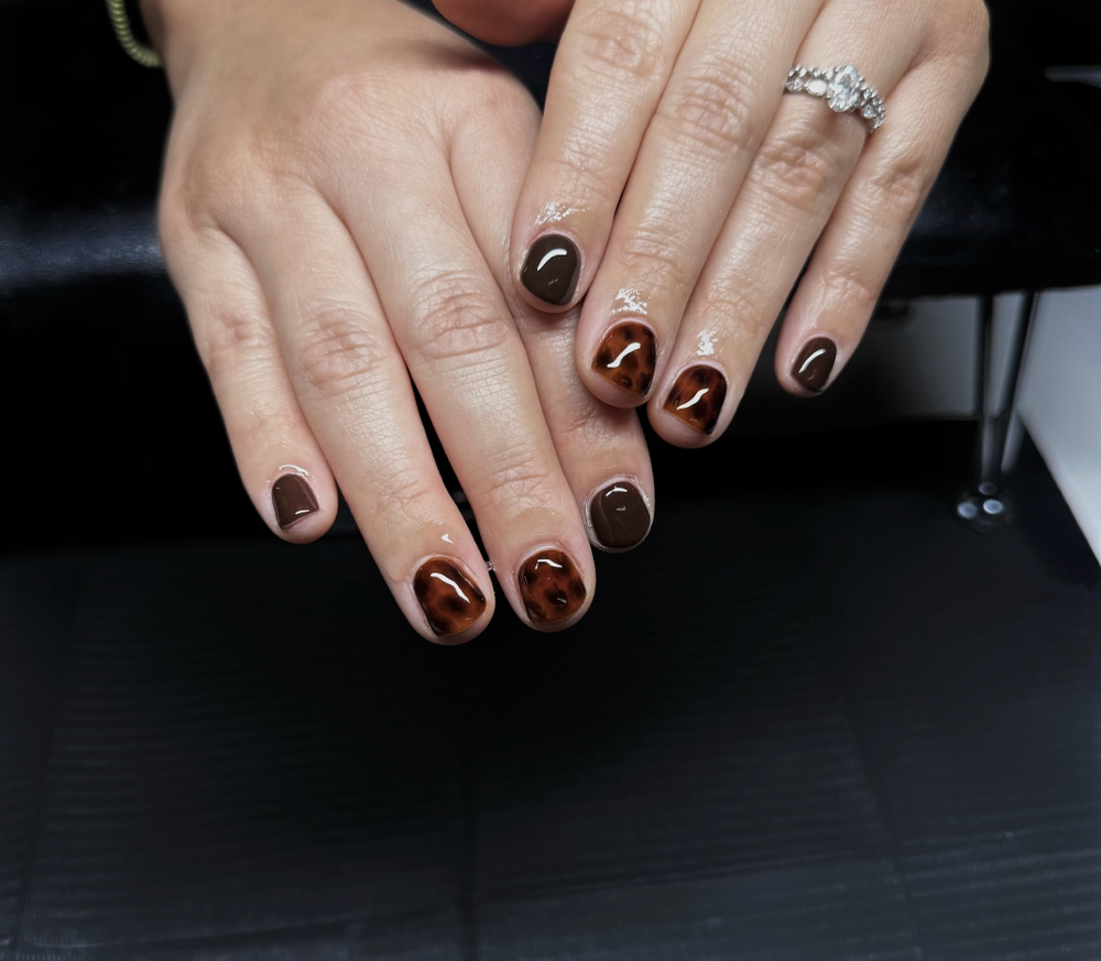 Structured gel mani at Tonya x Nails in Visalia, CA