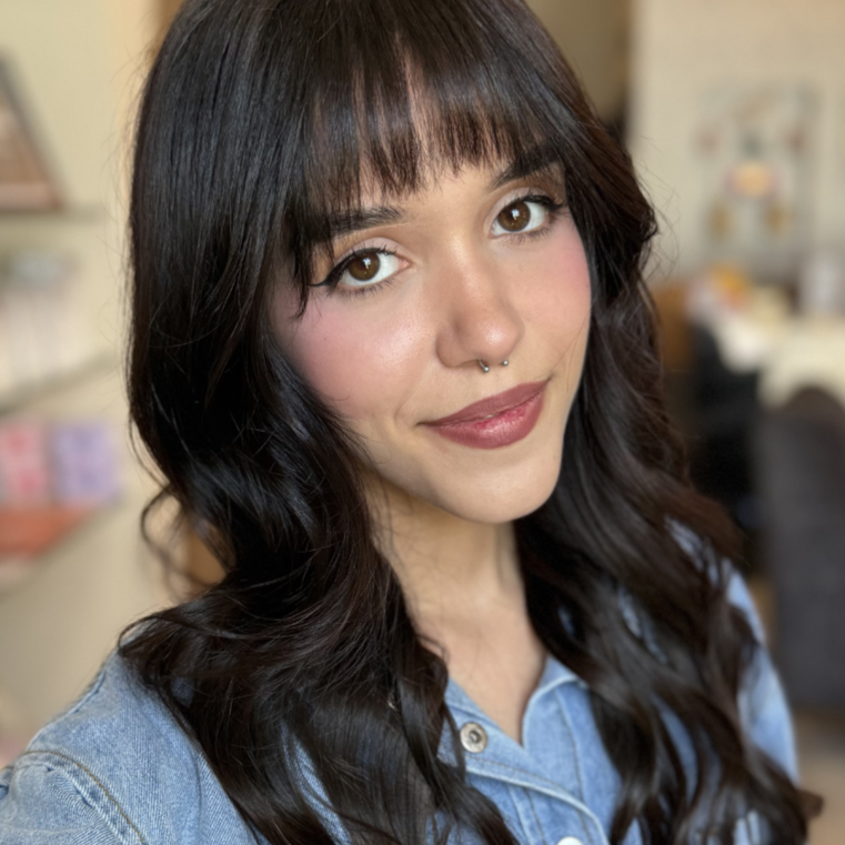 Bang/Face Framing Cut at Ember+Stone Hair Studios in Edinburg, TX