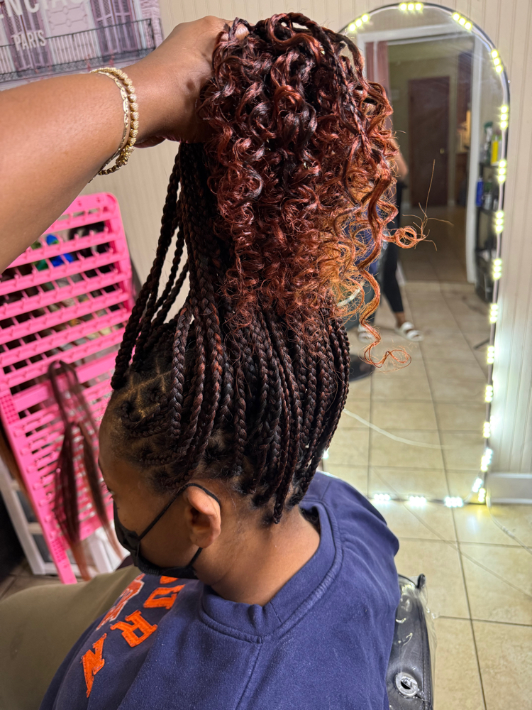 Box Braids/ End Curl/ Bra Length at J and Z BEAUTY BY SHIRLEY in Ozark, AL