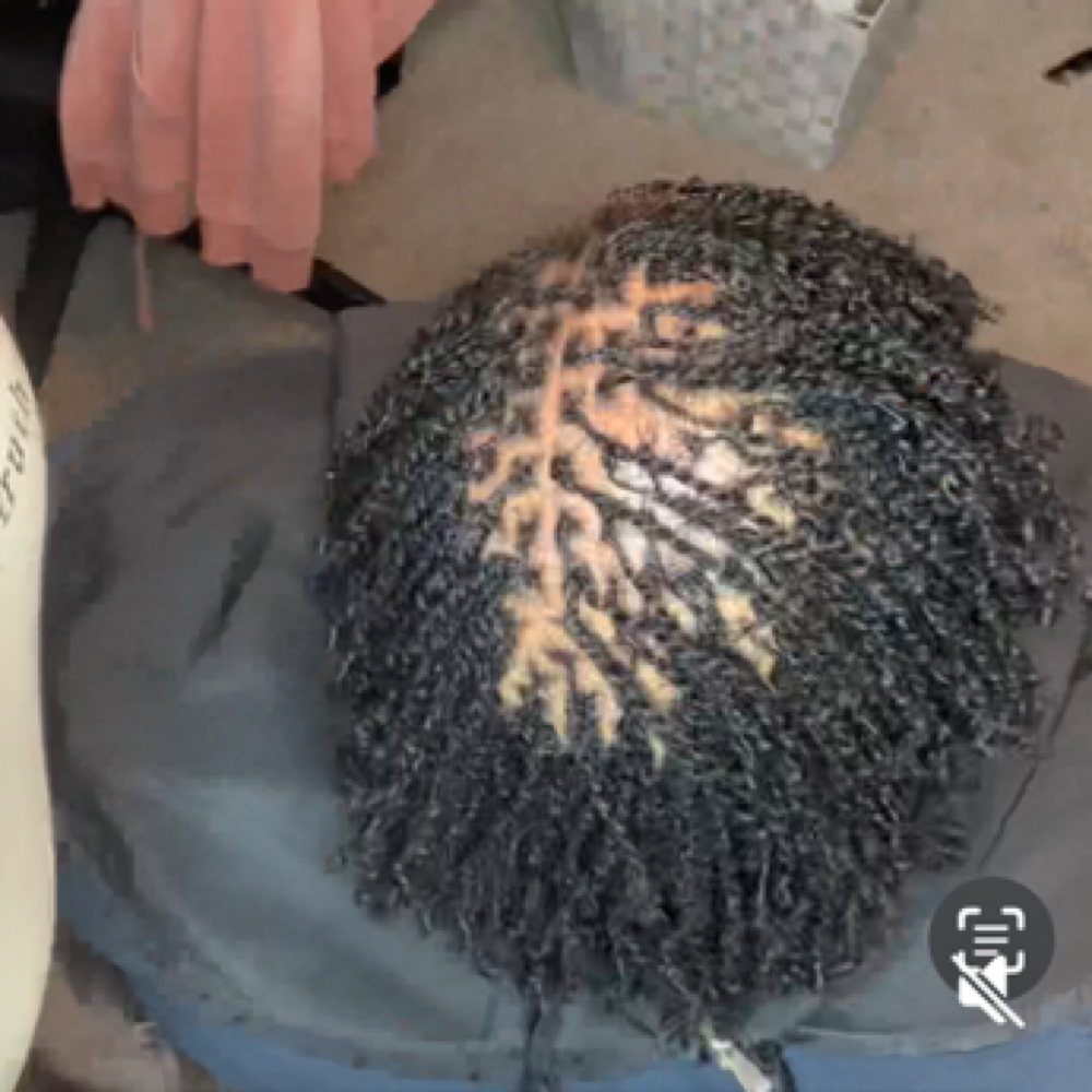 Microlocs Retie at Glamour Touch by Che' in Durham, NC