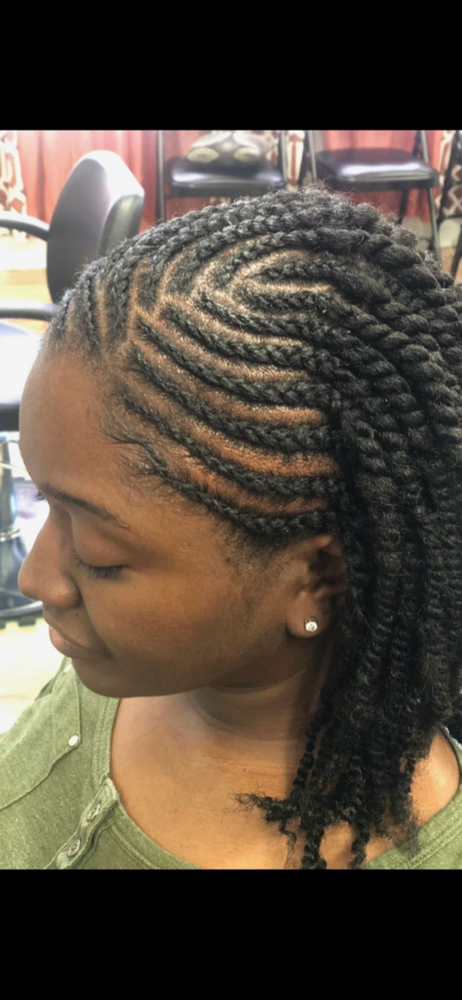 Cornrow To Twist Medium at In'trinzik Beauty Bar in Burlington, NC