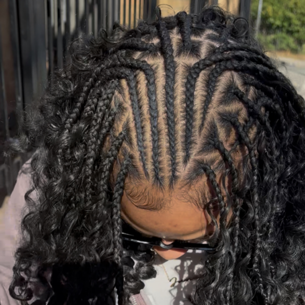 Fulani Knotless Bob Braids/Twist at Terika’s Beauty & Spa in Bloomfield, NJ