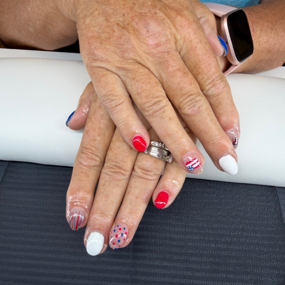 Acrylic Overlay at Nails by Hannah LLC in Fond du Lac, WI