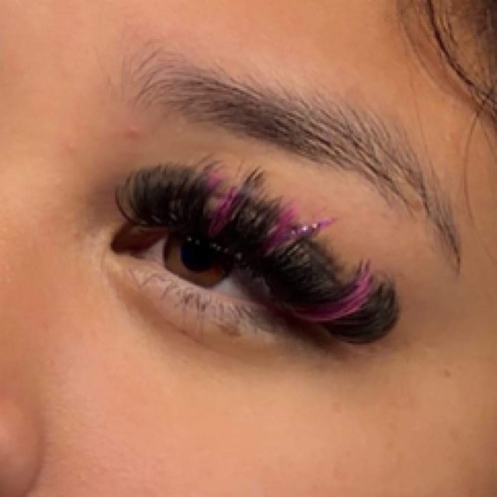 Colored Lashes at Lashed by Jaydean in Page, AZ