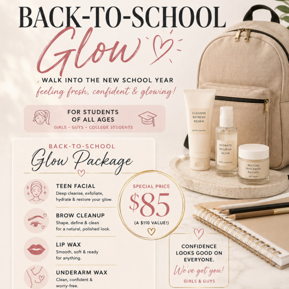 Student glow package at Heavenly Divine Facials in San Antonio, TX