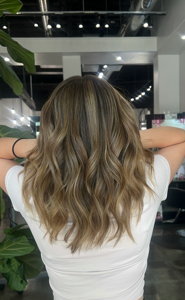 Partial Custom Highlight at Hailey Guti Hair in Orcutt, CA