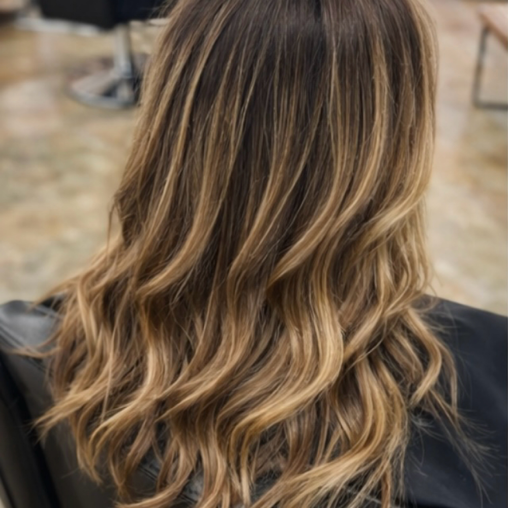 Balayage+Gloss at The Loft Salon in George West, TX