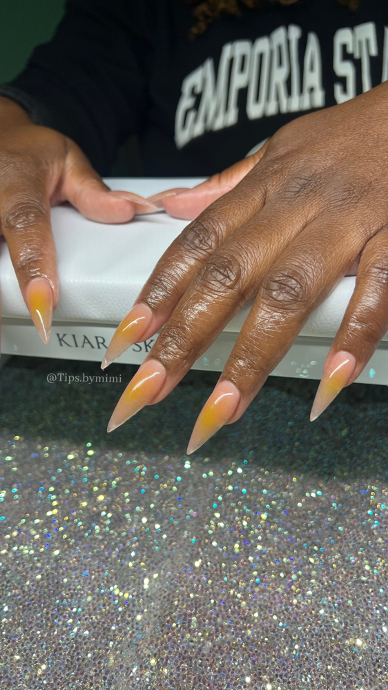 long acrylic full set