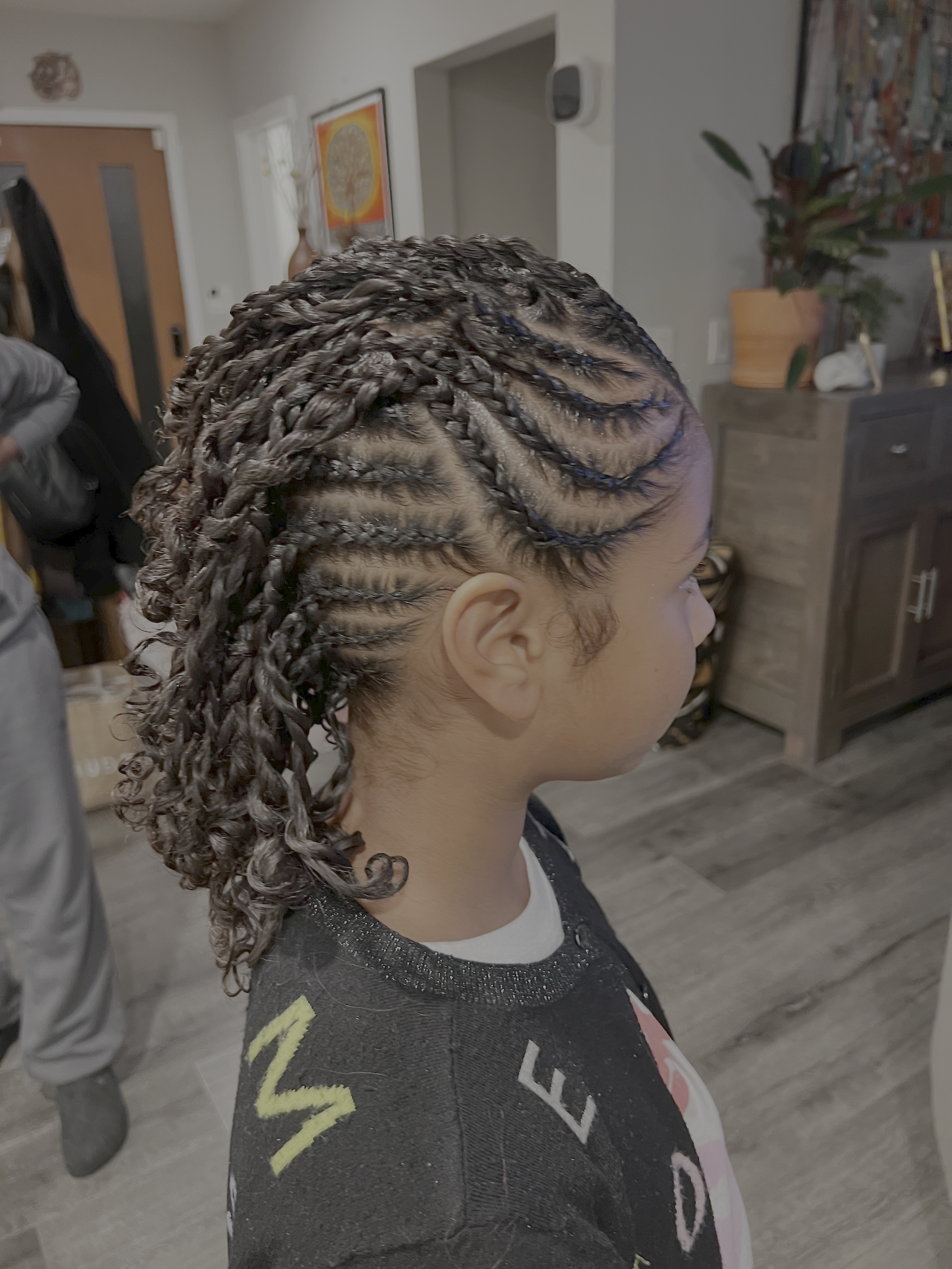 Braided Curly Mohawk at kailibraidshair