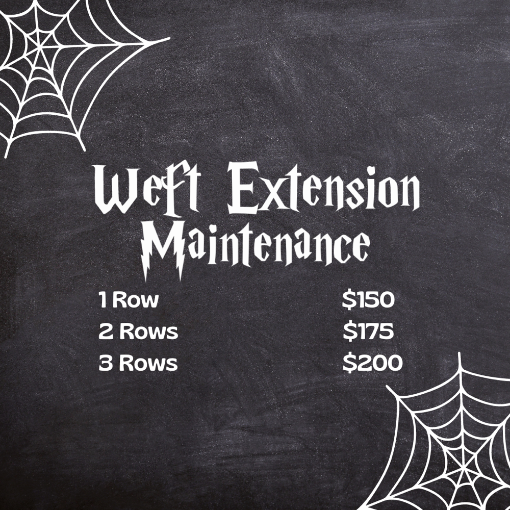 Weft Extension Maintenance