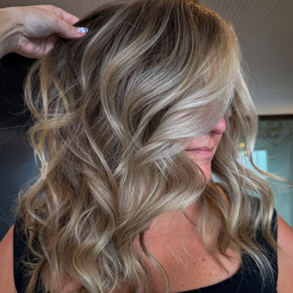 Partial Custom Blonde at Bloom Hair Studio NJ in Turnersville, NJ
