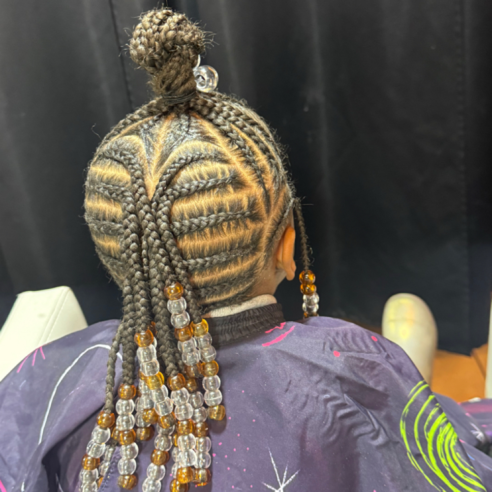 Kids Braids W/NATURAL HAIR at The Beauty Lounge in Las Vegas, NV