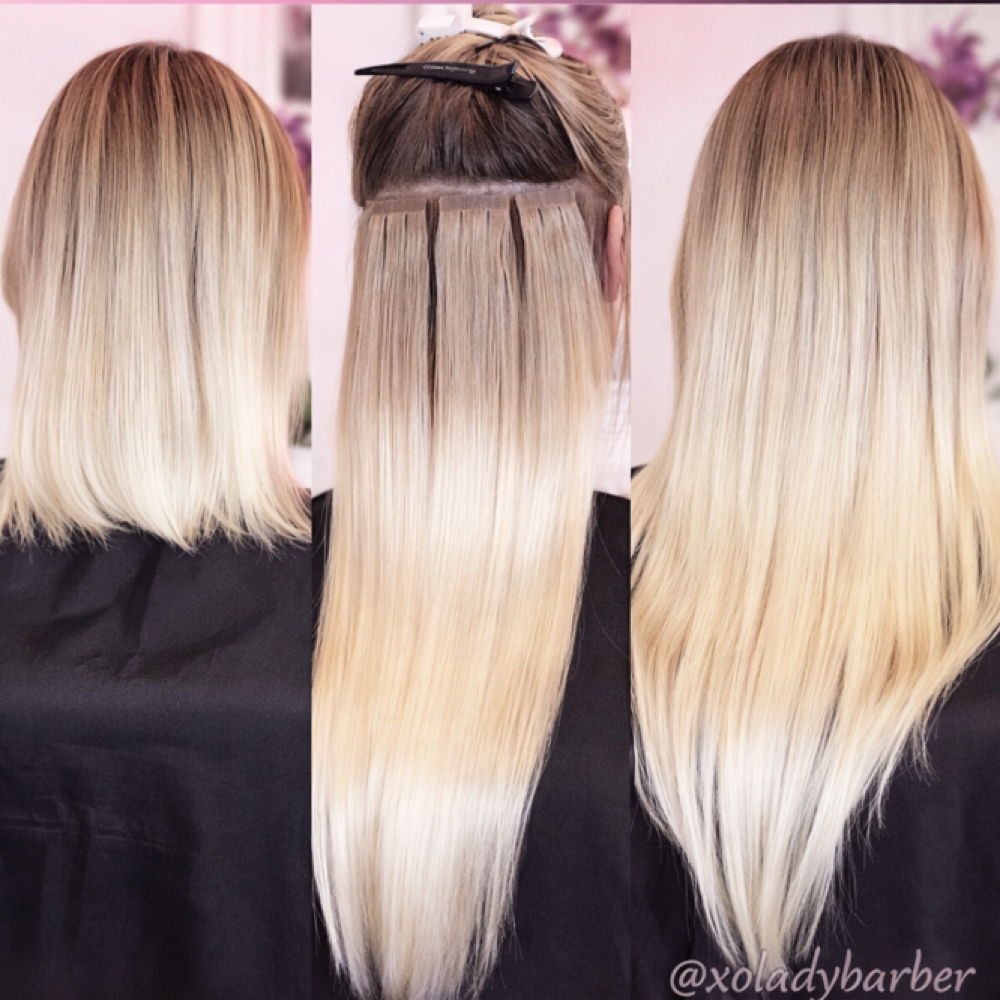 Tape-In Install at Thairapy by Abbye Ellison in Ennis, TX