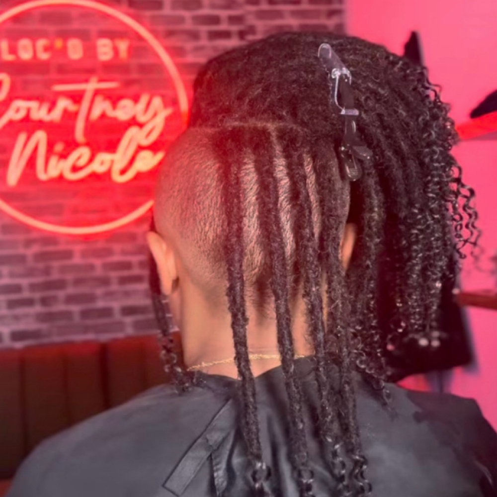 Loc Extensions (Half Head) at Loc'd by Courtney Nicole in Missouri City, TX