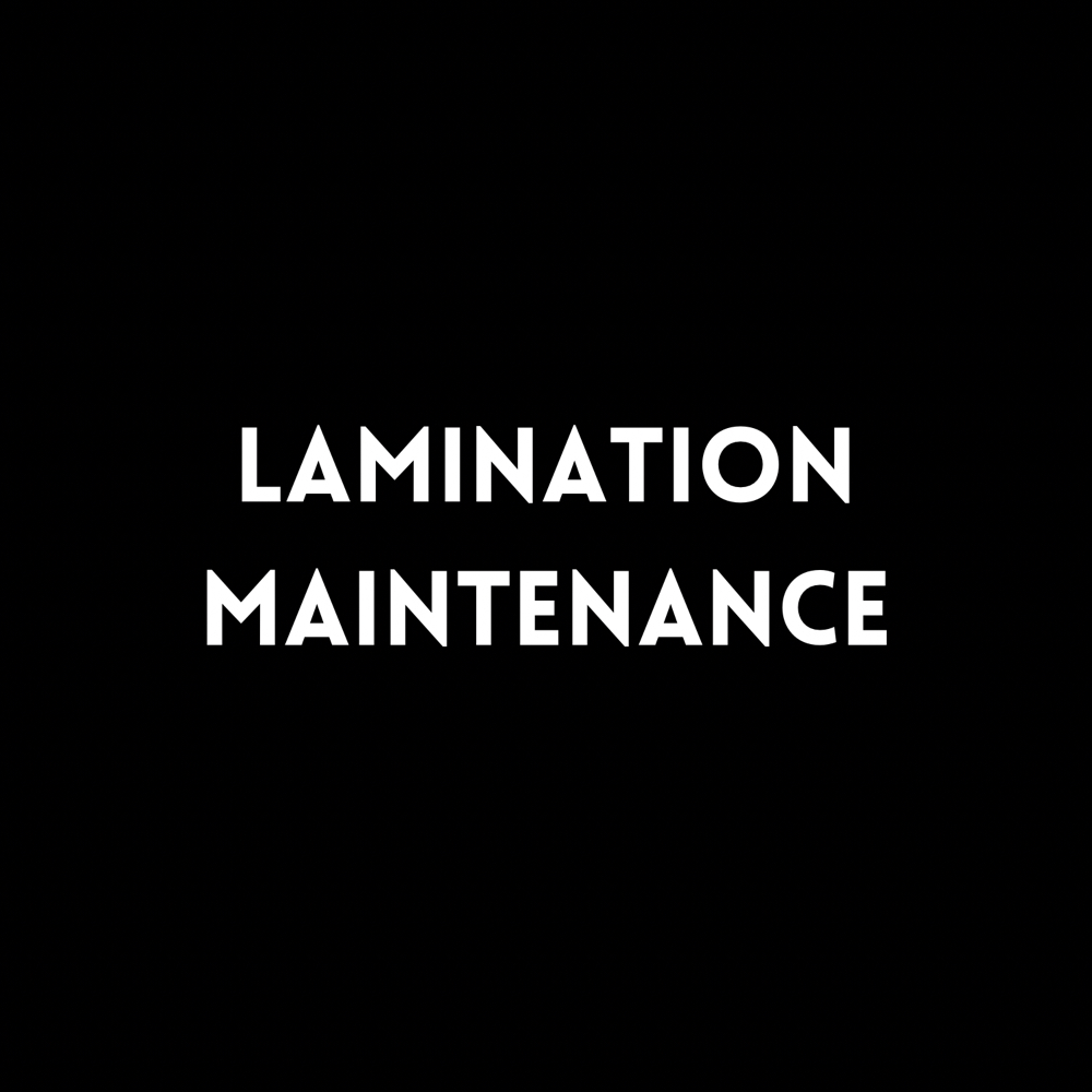 Lamination Maintenance at Manona Minks in Argyle, TX